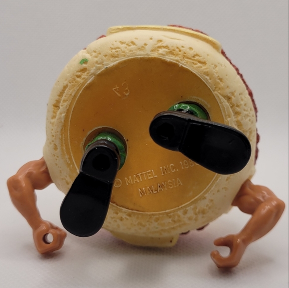 Mattel Food Fighters 1988 - Burgerdier General - Picture 8 of 9